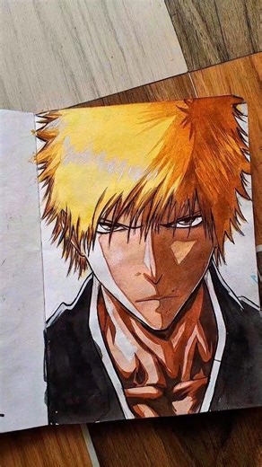 Ichigo Kurosaki Watercolor Fanart (Bleach) #Ichigo #animeart