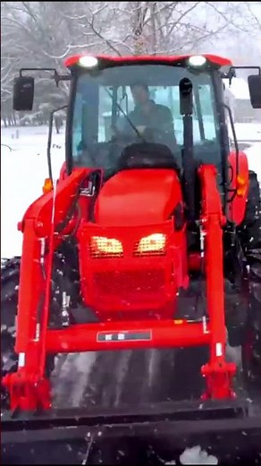 Exploring Kubota LA 1154 and HLA Snow Pusher | Ultimate Winter Solutions#machinery