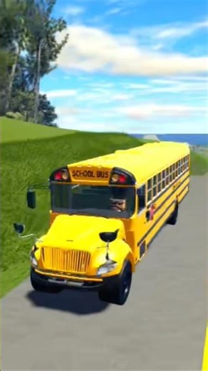 Driver my school bus 🚍 in Ultimate Driving on Roblox