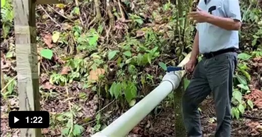 Generating off-grid power using gravity and a truck alternator. Simple and effective. - Video