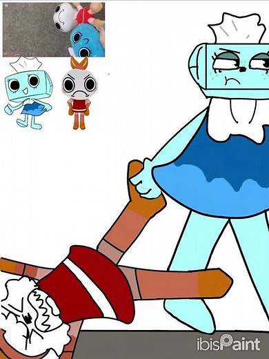 Fan art for a shrimptishly chaotic show for ‪@ChocoThe_Cat‬