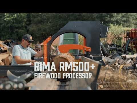 RIMA RM500+ Firewood Processor Demo | 30-Ton Honda GX690 Firewood Processor in Action