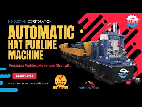 Hat Purlin Machine – Complete Overview | Working, Features & Applications #machine #manufacturing