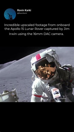 Apollo 15 Lunar Rover Footage