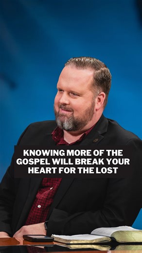 Knowing more of the gospel will break your heart for the lost. ▶️ Watch The Message Of The Cross LIVE every week day at 7AM on the SonLife Broadcasting Network, YouTube, and Facebook. #SBN | SonLife Broadcasting Network