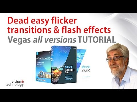 How to create flash transitions & flicker effects in Vegas Movie