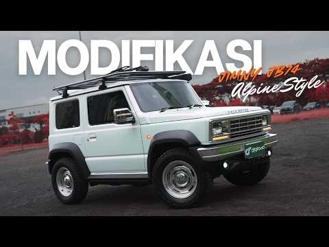 MODIFIKASI SUZUKI JIMNY JB74 PLUG N PLAY ALPINE STYLE | Mendang Mending Modifikasi Eps.6