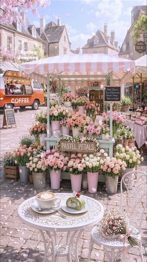 🌸 Relaxing Fingerstyle Guitar: Spring Flower Market (Focus & Relaxation) - EP.77