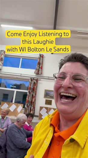 Laughie at WI Bolton Le-Sands Feel the mood boost by listening to laughter #mentalhealth