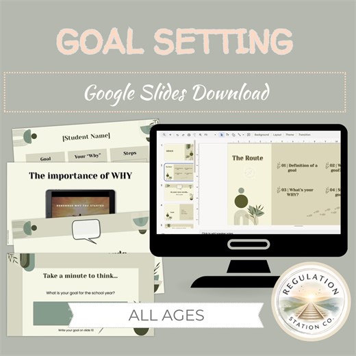 Goal Setting Lesson Plan | Student SEL Activity | Google Slides Download - Etsy