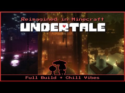 A Reimagining of Undertale in Minecraft (Full Build Process with Chill Vibes)