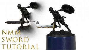 Hi! check out the new free tutorial on my YouTube channel: https://youtu.be/7O23XDfJ8Co On this one I presented and explained step by step how I painted sword of a Sepulchral Guard skeleton warrior with the use of my own and NMM technique :) Of course you can glaze it later with brown pain in order to make it look older and more rusty :D You can find tutorial explaining how to use Glaze Technique on my channel as well :) I hope you will enjoy it :) | Flameon Miniatures