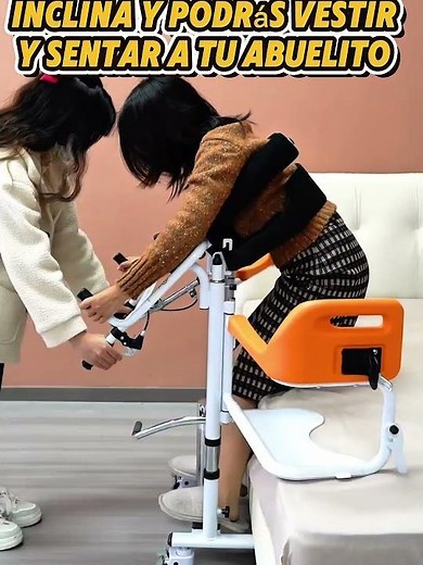 Silla de Transferencia Multifuncional Hidraulica y Elevador de Pacientes Para Cama, Baño y Silla