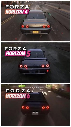 R32 Rain Comparison FH6 vs FH5 vs FH4 🌧️🔥 Which Looks Best? #fh6 #forza