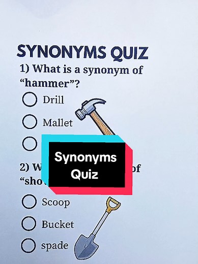 Synonyms Quiz Challenge: Can You Get 5/5?