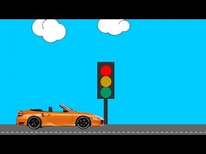 Animate CC Making Car animation and Traffic Light. Animate CC Tutorial Classic Tween Frame by frame