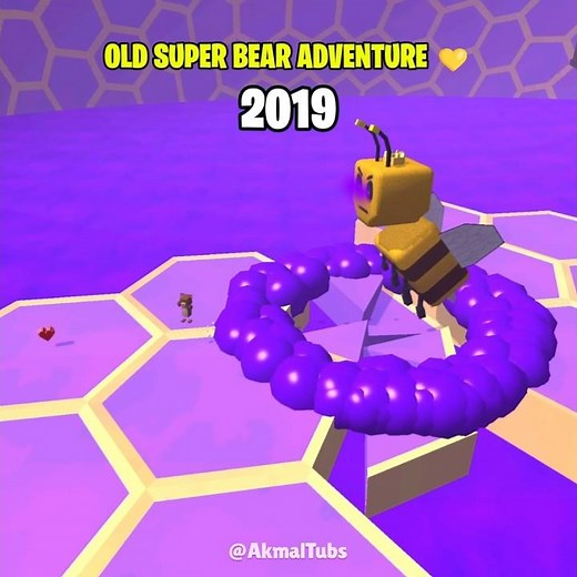 Old Super Bear Adventure 2019 vs 2026 The Hive #superbearadventure