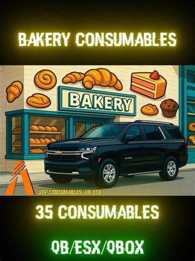 GTA5/Fivem script consumible V1 bakery #gta #gtaonline #gtav #roleplay #fivem
