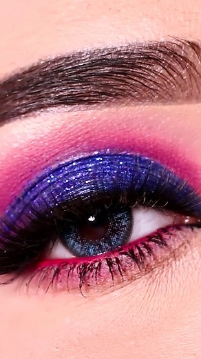 25K views · 535 reactions | Blue And Pink eye makeup Tutorial | Learning with Shilpa | Facebook