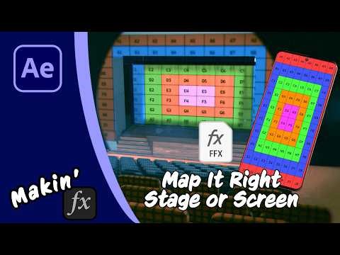 How to Use Alignment Grids for Projection Mapping (Free After Effects Preset)