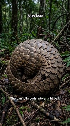 🦔 Why Pangolins Roll Into Living Armor 😱
