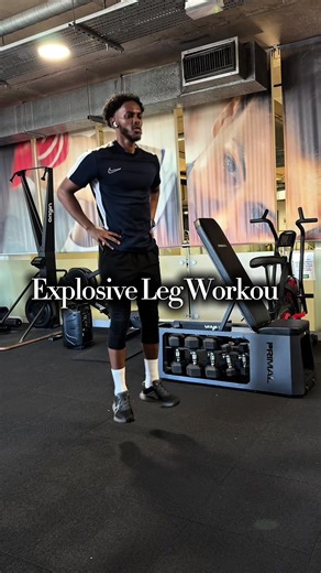 Explosive movements are an absolute necessity combined with strength training #explosive #plyometrics #football #athlete #gym