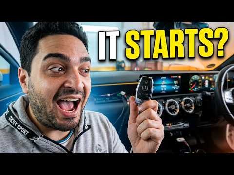 Attempting to start my Mercedes A250e after repairs!