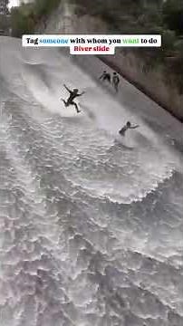 most beautiful river slide 🌿🌿🌸