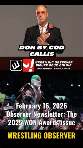 Wrestling Observer/Figure Four Online on Instagram: ""God gifted me with being the absolute best at everything associated with this business." #doncallis #aew"