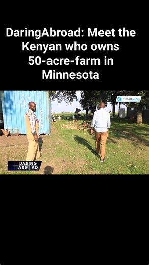 50 acres owned and managed by a Kenyan in Minnesota. Catch the latest episode of #DaringAbroad👇 https://youtu.be/jkJ96mxTk9E?si=j1-y3RzcXMSU8Jom Alex Chamwada OGW, MBS Michael Tsimangi #Minnesota #usa #tarriffs | CHAMS MEDIA