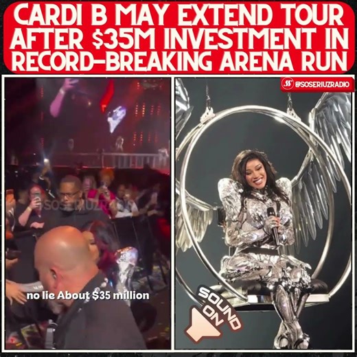 CARDI B HINTS AT TOUR EXTENSION FOLLOWING HISTORIC 35-DATE SELLOUT RUN!