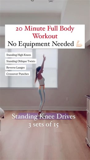 20 Minute Full Body Workout You Can Do Anywhere