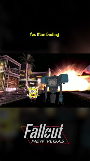 Fallout New Vegas Yes Man Ending #fallout #falloutnewvegas #falloutmeme