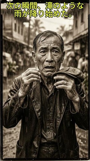 What was the first experience of heavy rain in Brazil for Japanese immigrants?