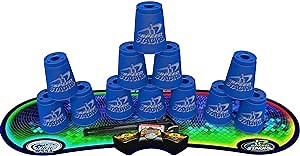 Speed Stacks | Sport Stacking Competitor, Blue - 12 Cups, Holding stem, with GX Timer and mat | WSSA Approved