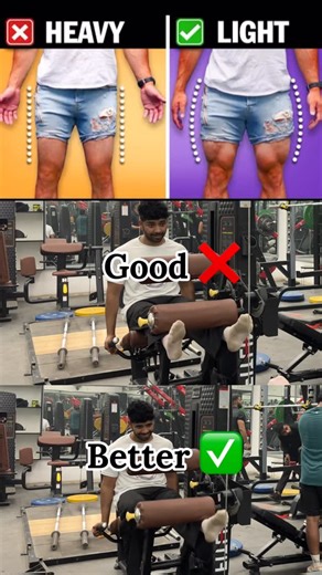 Vinay Singh Thakur⚡🦍 on Instagram: "GOOD vs BETTER ❌✅ . . . Single leg gives u more control and focus 🧘 Double legs gives u a strength 🦵 . #gymmotivation #fitnessmotivation #fitbody #gymm #gym motivation #gymlover #fitnesscoach Are you BETTER or GOOD???"