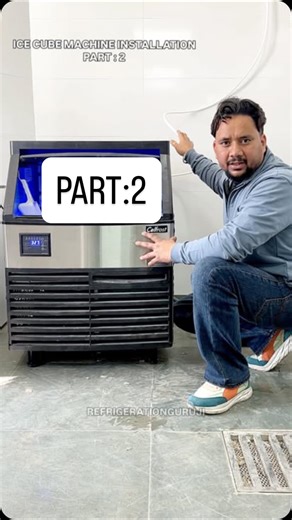 Refrigeration Guruji on Instagram: "Ice cube machine installation"