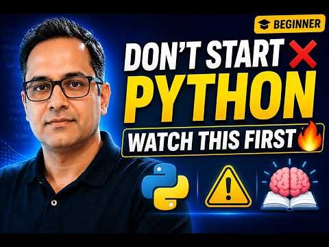 Python Prework for Beginners | What You Must Know Before Coding (Step-by-Step)