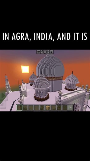 Building India 🇮🇳 in Minecraft | Taj Mahal #minecraft #india