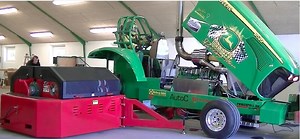 Pro Stock Pulling Tractor hub dyno testing horsepower
