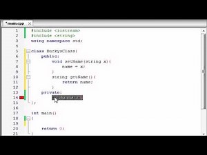 C++ Programming Tutorials - Using Variables in Classes Video Lecture | Learn to Program with C++: Beginner to Expert - Back-End Programming
