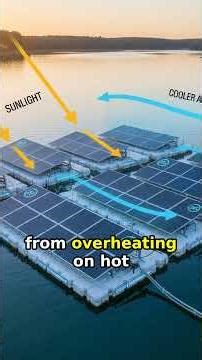 Japan's Water Solar Farms Are Insanely Efficient #technology #shorts