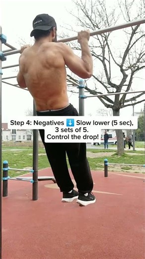 5 Steps to Your First Pull-Up #shorts #calisthenics #pullups i