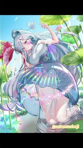 【一枚絵を動かしてイラストPV】天藍瓶／ネオ・アーティファクト【illustration PV with a single illustration】 #shorts #手描き #CLIPSTUDIO