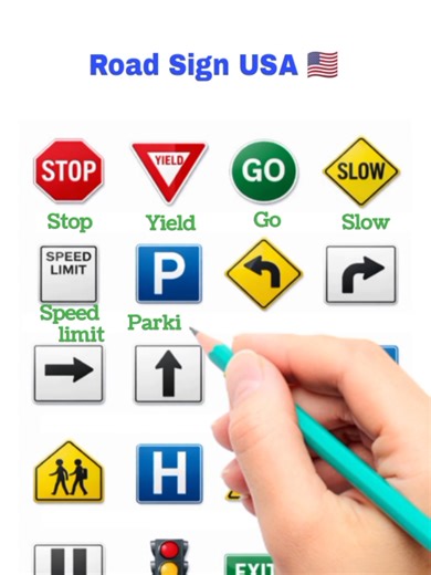 Road Sign USA 🇺🇸 usa today #usatoday #driving #roadsigns #USA #unitedstates