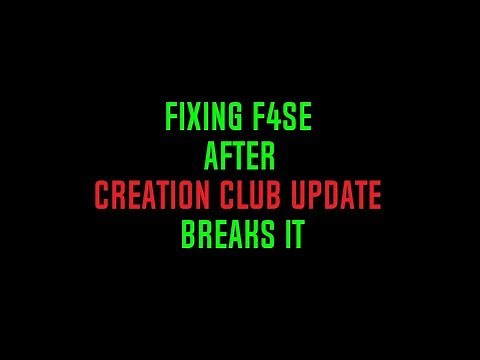 Fixing F4SE after Creation Club update (Fallout 4 rollback Tutorial)