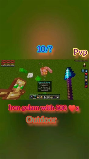 I bet you didn't think an Iron Golem could do THIS in PvP! 😱