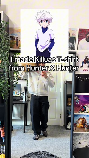 Subtle Killua T-Shirt Design from Hunter X Hunter