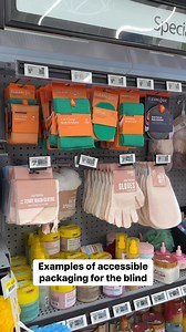 44K views · 751 reactions | Examples of accessible packaging for the blind and visually impaired. These were all found at Walmart. Out of all the products at Walmart these were all I could find. Please let me know if there are any more that I missed. #blind #VisuallyImpaired #accessibility #braille | Blind on the Move | Facebook