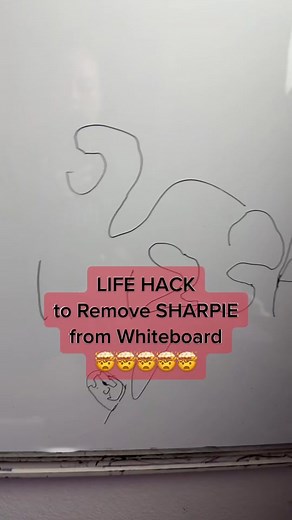 Removing Sharpie Stains from Whiteboard | Genius Hack Revealed